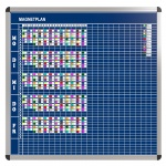 Klassen-Plantafel,  8 Stunden Mo-Fr, für 25 Klassen, 103x117 cm, 